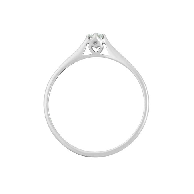 Кольцо из золота 585 пробы c бриллиантом, Л 5208 1414 за 14800