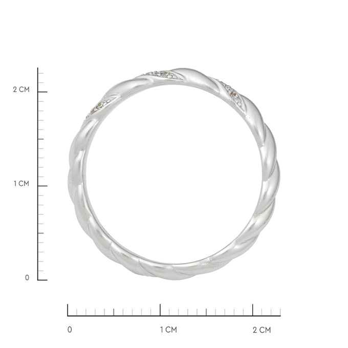 Кольцо из золота 585 пробы c бриллиантами, Л 2213 2587 за 30900