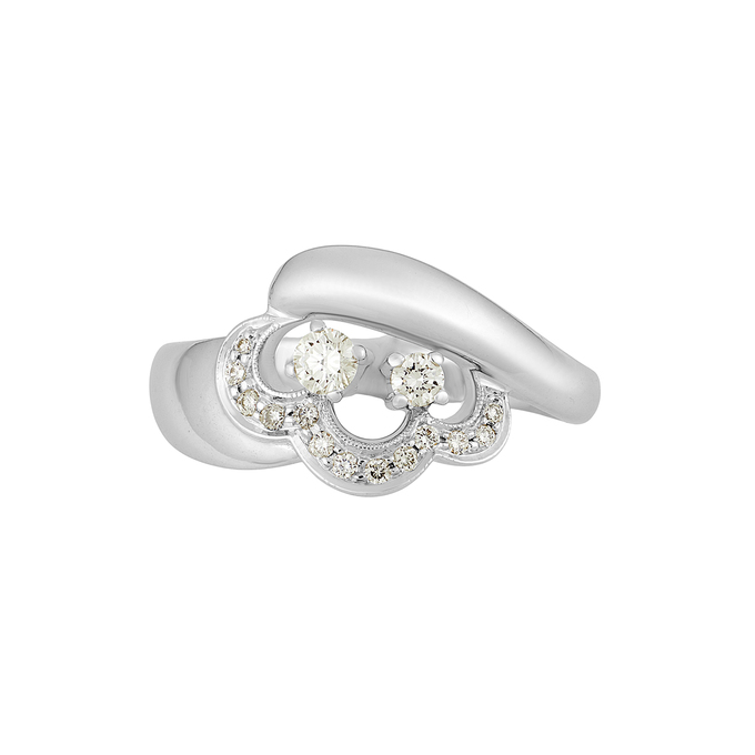 Кольцо из золота 750 пробы c бриллиантами, Л 2812 0963 за 88830