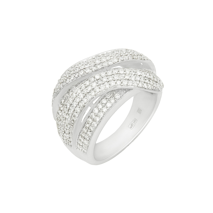 Кольцо из золота 585 пробы c бриллиантами, Л 2414 2190 за 115000