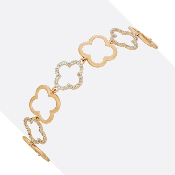 Браслет из золота 585 пробы c фианитами