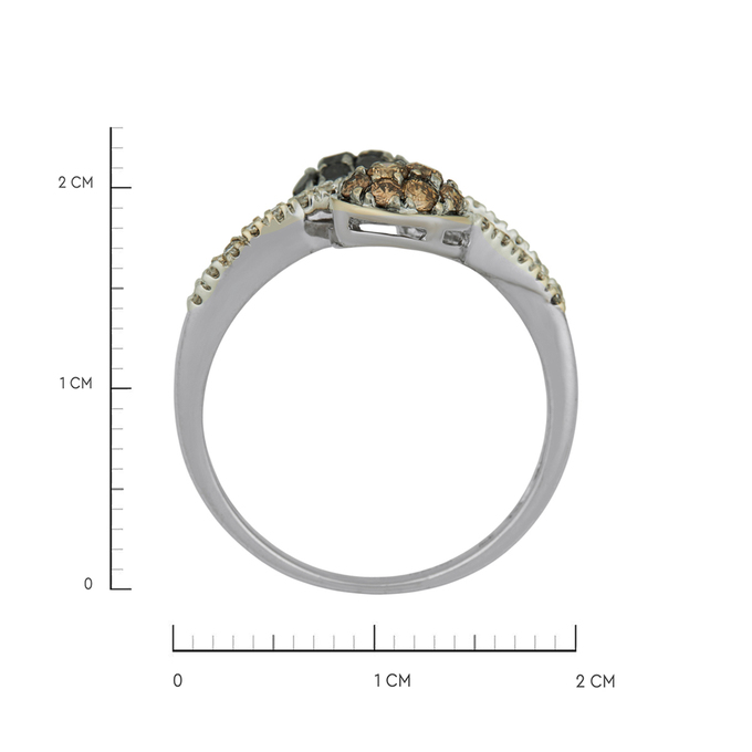 Кольцо из золота 750 пробы c бриллиантами, Л 3507 0589 за 62440