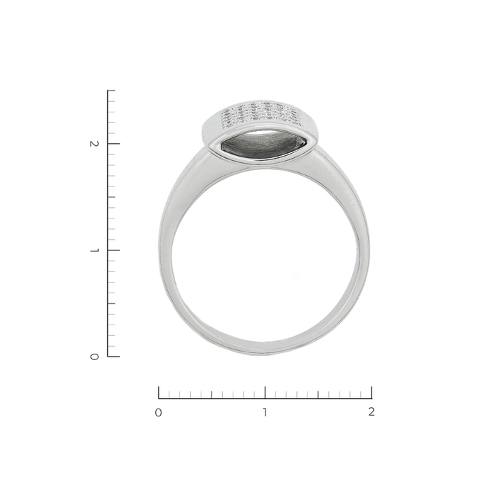 Кольцо из белого золота 750 пробы c 36 бриллиантами, Л 2809 6880 за 69000
