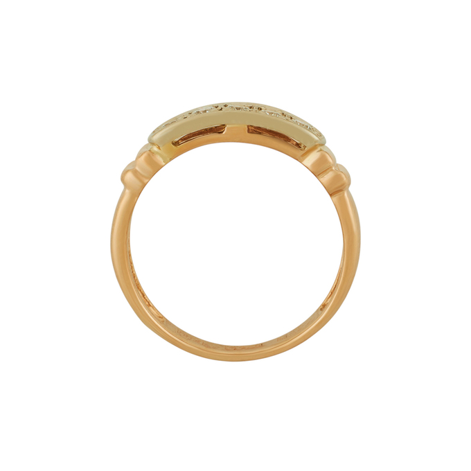 Кольцо из золота 585 пробы c бриллиантами, Л 2809 3116 за 58400