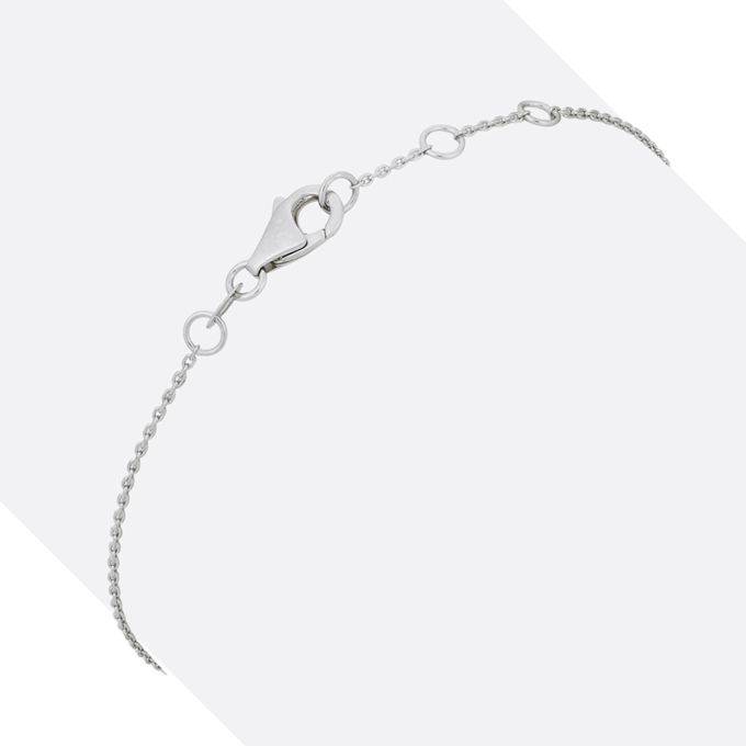 Браслет из золота 585 пробы c сапфиром и бриллиантами