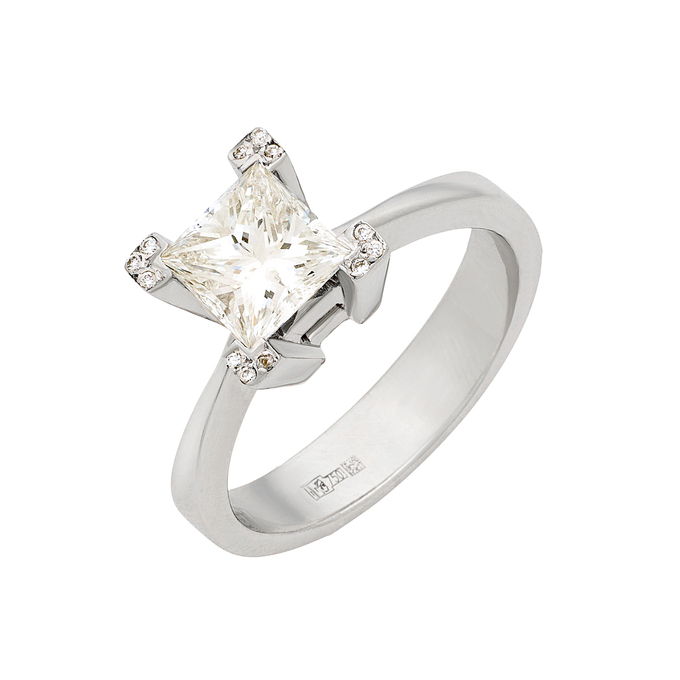 Кольцо из золота 750 пробы c бриллиантами, Л 2811 5130 за 590000