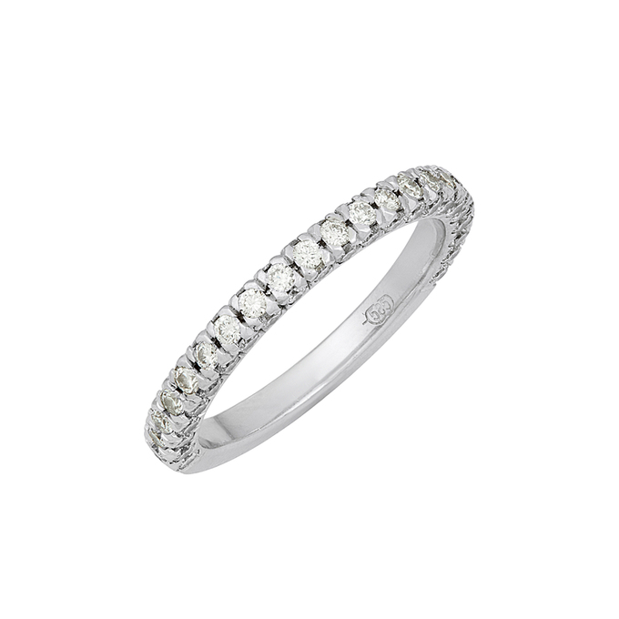 Кольцо из золота 585 пробы c бриллиантами