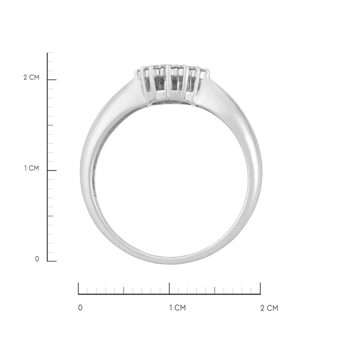 Кольцо из золота 585 пробы c бриллиантами, Л 0911 2692 за 35920