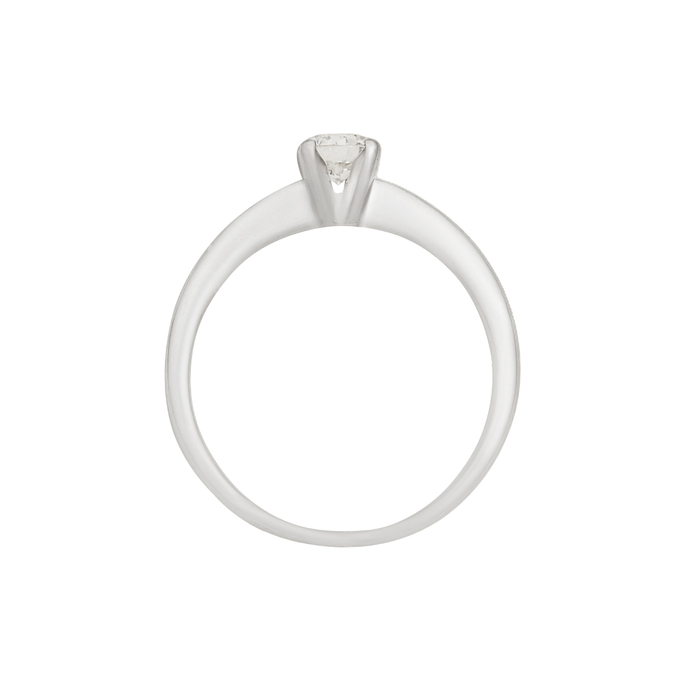 Кольцо из золота 585 пробы c бриллиантом