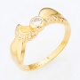 Кольцо из желтого золота 750 пробы c 13 бриллиантами Л64013174 фото 1