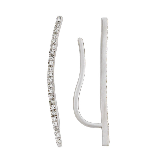 Серьги из золота 585 пробы c бриллиантами, Ц О007 2519 за 12500