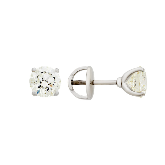 Серьги из золота 585 пробы с бриллиантами, Ц О007 5137 за 750000