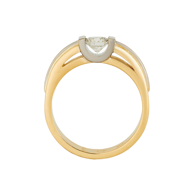 Кольцо из золота 750 пробы c бриллиантом, Л 3209 1500 за 160000