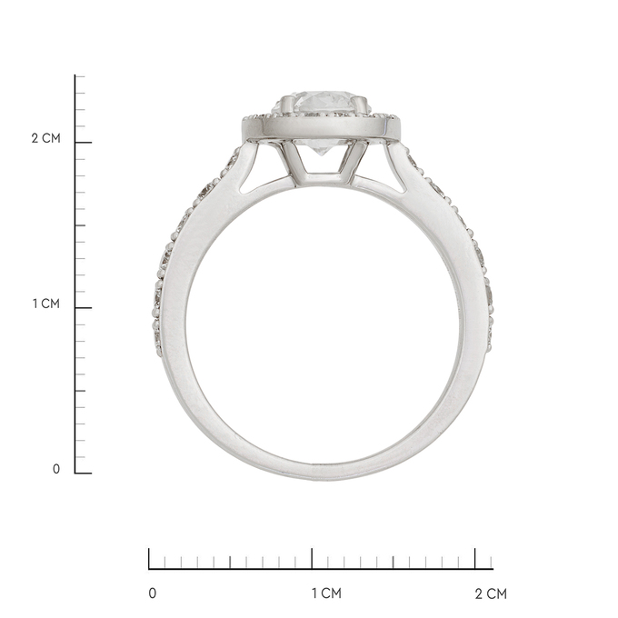 Кольцо из золота 585 пробы c бриллиантами, Л 2812 3742 за 362000