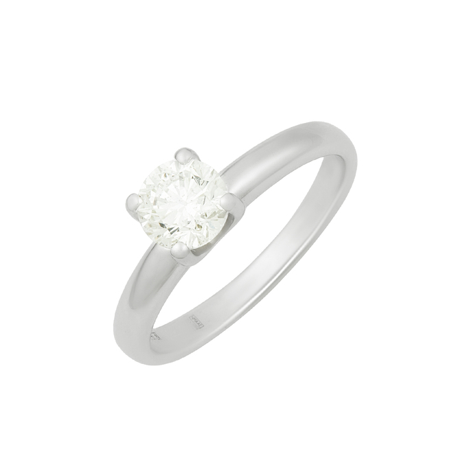 Кольцо из золота 585 пробы c бриллиантом