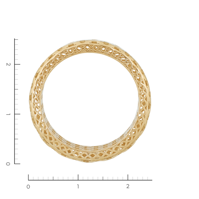Кольцо из желтого золота 585 пробы