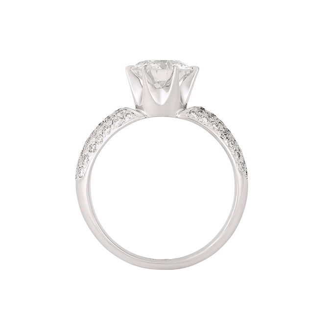 Кольцо из золота 750 пробы c бриллиантами, Л 2811 7905 за 390000