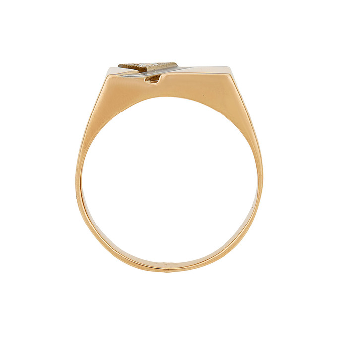 Кольцо из золота 585 пробы c бриллиантом, Л 6202 1586 за 112000