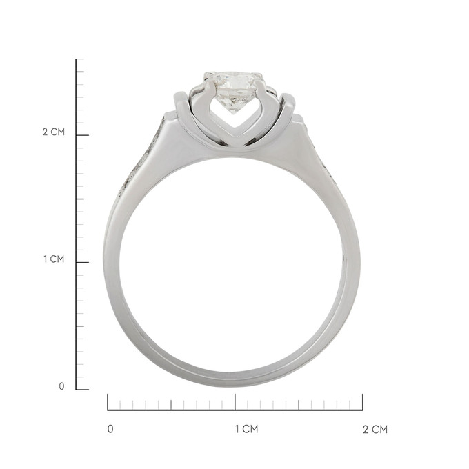 Кольцо из золота 750 пробы c бриллиантами, Л 2808 8067 за 215000