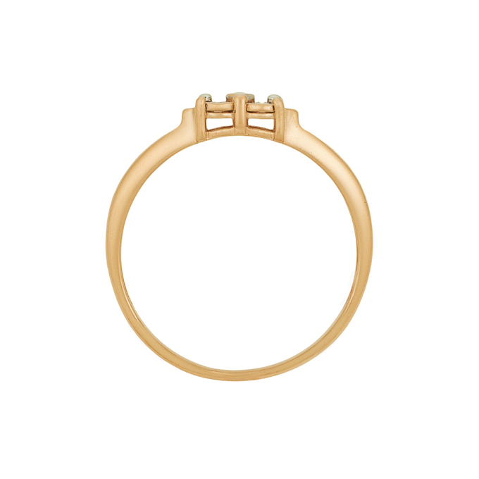 Кольцо из золота 585 пробы c бриллиантами, Л 7502 8977 за 29520