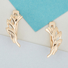 Серьги из красного золота 585 пробы