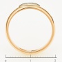 Кольцо из комбинированного золота 583 пробы c 1 бриллиантом Л54043360 фото 4