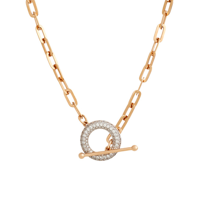 Колье из золота 585 пробы c фианитами, Л 2212 9250 за 165000