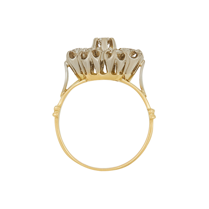 Кольцо из золота 585 пробы c бриллиантами, Л 3307 5198 за 96250