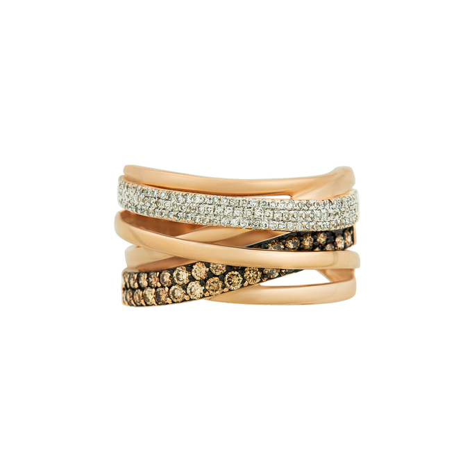 Кольцо из золота 585 пробы c бриллиантами, Л 2811 6821 за 97520