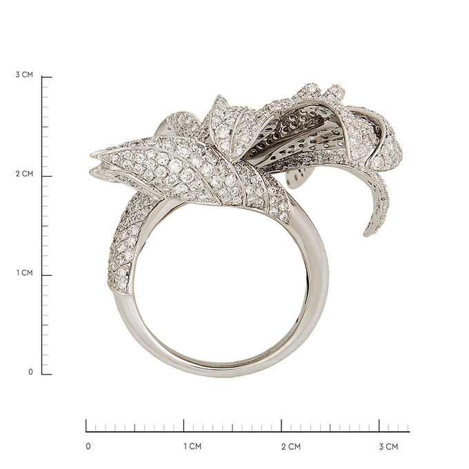 Кольцо из золота 585 пробы c бриллиантами, Л 2812 4565 за 276000