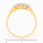Кольцо из комбинированного золота 750 пробы c 5 бриллиантами Л52060866 фото 4