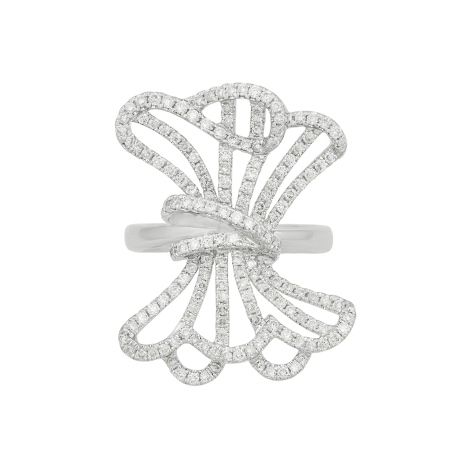 Кольцо из золота 750 пробы c бриллиантами, Л 1911 8662 за 137000