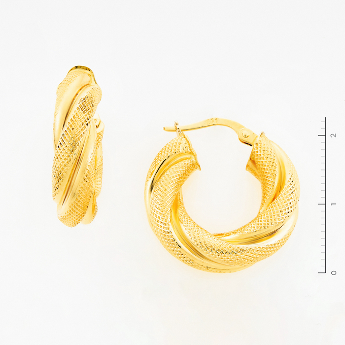 Серьги из золота 750 пробы
