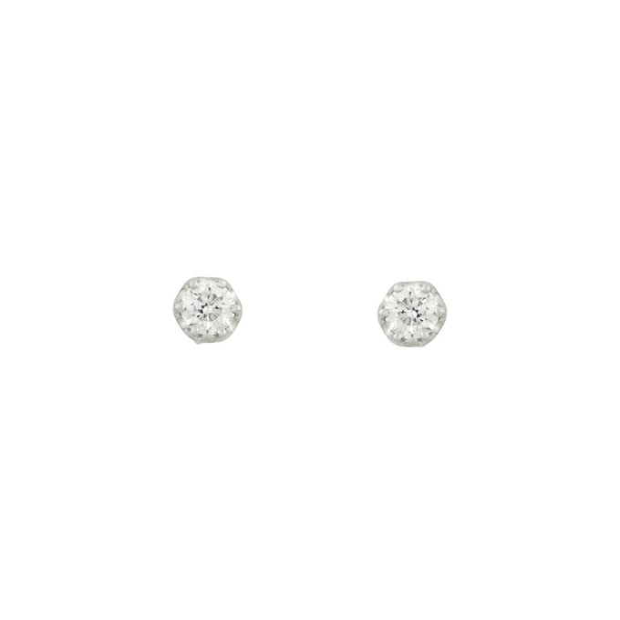 Серьги из золота 585 пробы с бриллиантами, Ц О007 4406 за 16800