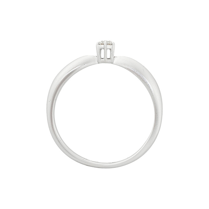 Кольцо из золота 585 пробы c бриллиантом, Л 1615 9149 за 23600