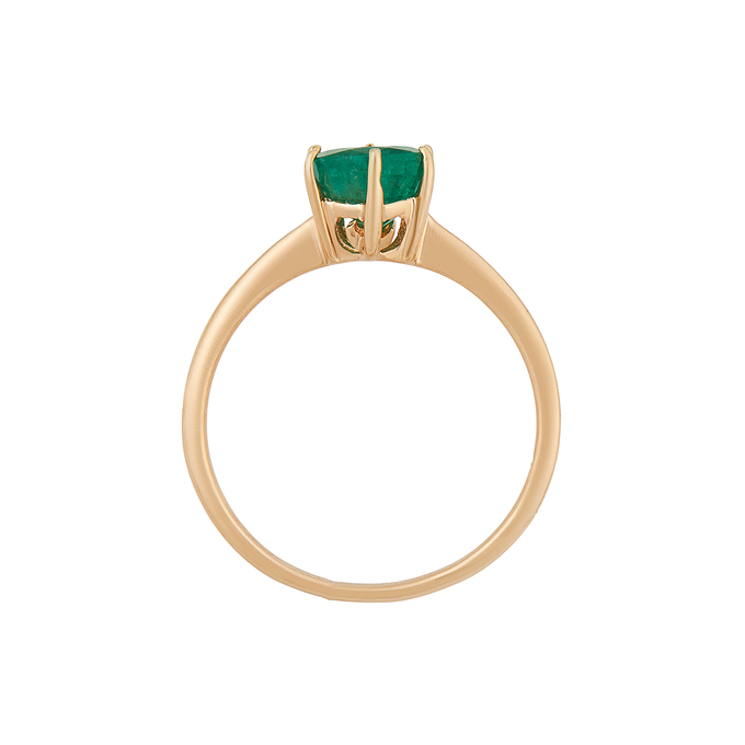 Кольцо из золота 585 пробы c изумрудом, Л 3014 5801 за 36000