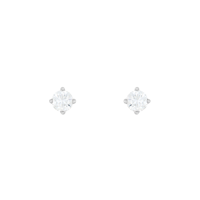 Серьга из золота 585 пробы c бриллиантом