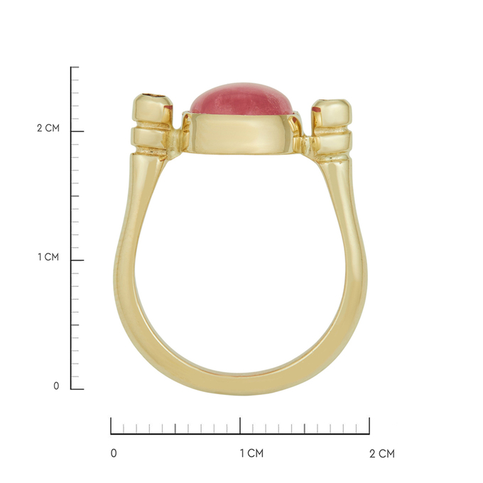 Кольцо из золота 585 пробы c турмалинами, Л 5104 1771 за 65000