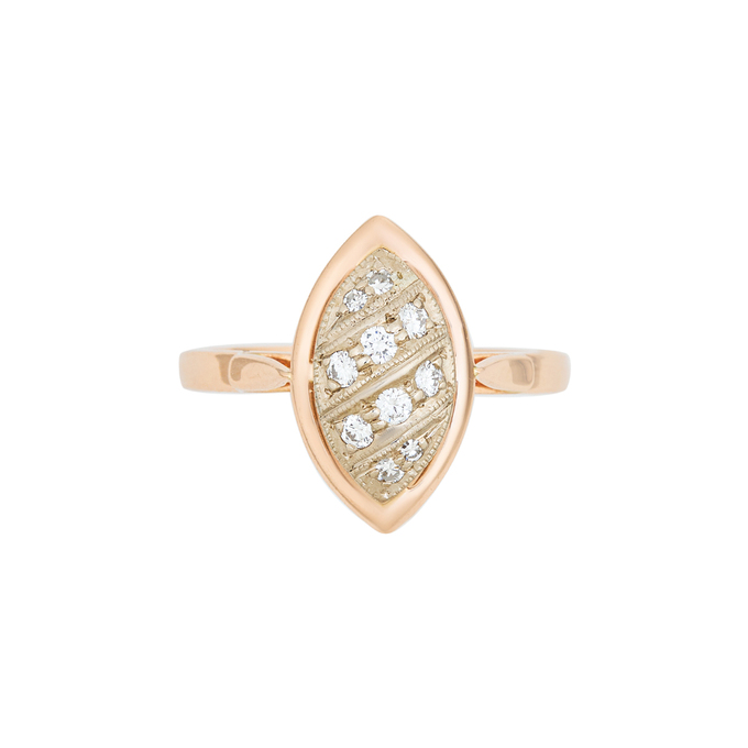 Кольцо из золота 585 пробы c бриллиантами, Л 5805 0140 за 48400