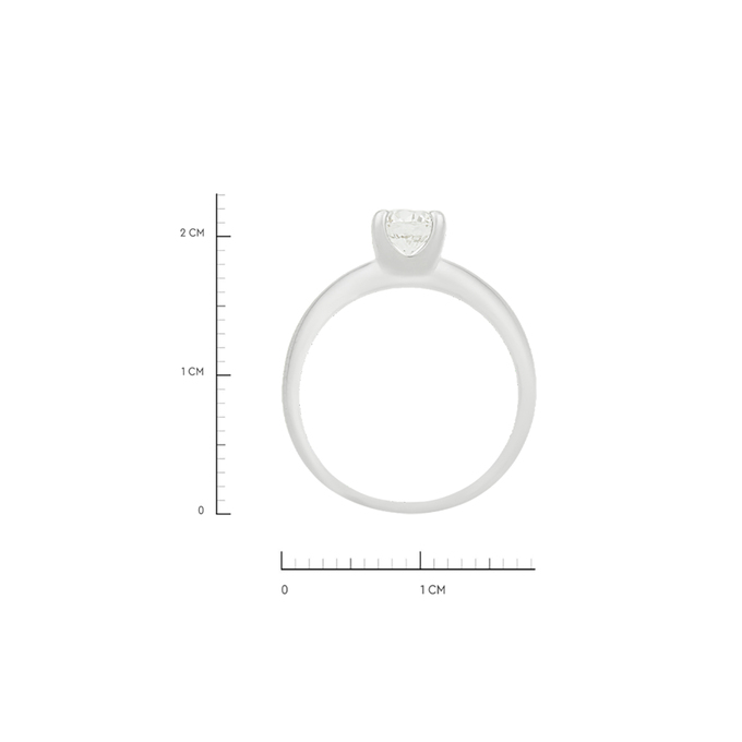 Кольцо из золота 585 пробы c бриллиантом, Л 2811 6062 за 115000