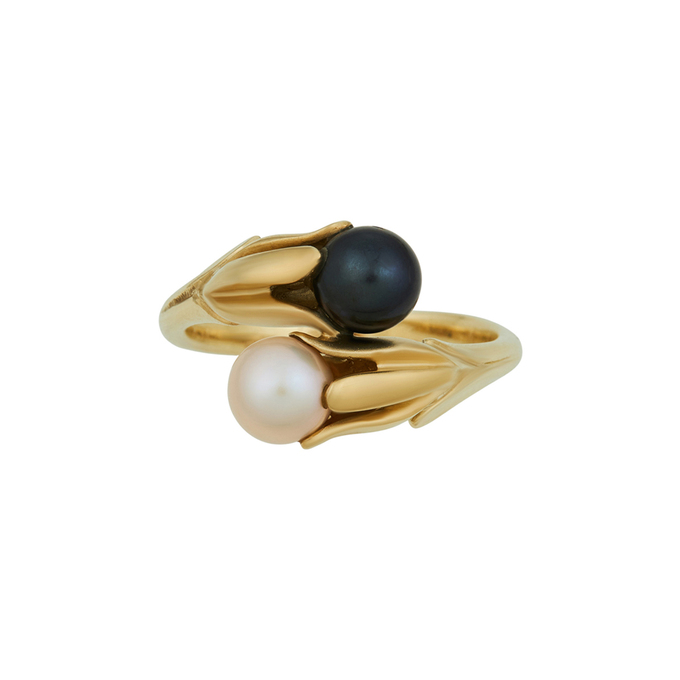 Кольцо из золота 585 пробы c культивированным жемчугом, Л 3309 6504 за 70000