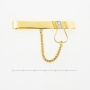 Заколка для галстука из комбинированного золота 750 пробы c 2 бриллиантами Л76004813 фото 2