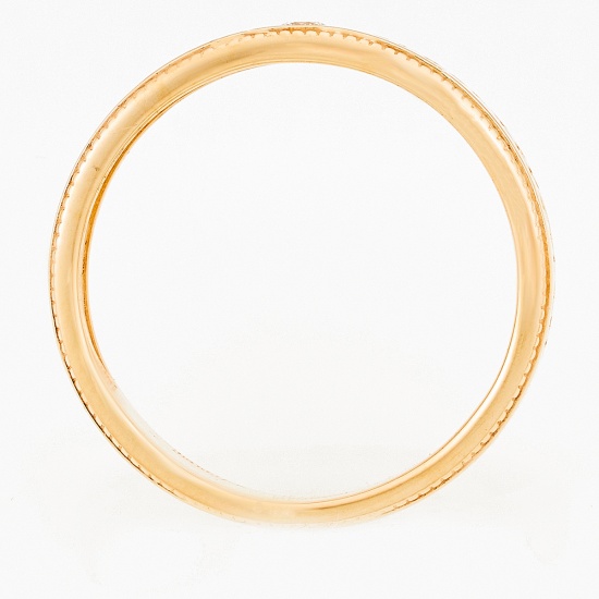 Кольцо из красного золота 585 пробы c 1 бриллиантом, Л45064929 за 13450