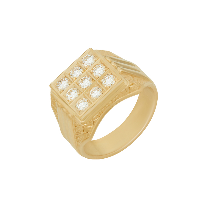 Кольцо из золота 750 пробы c бриллиантами, Л 6400 7568 за 320000