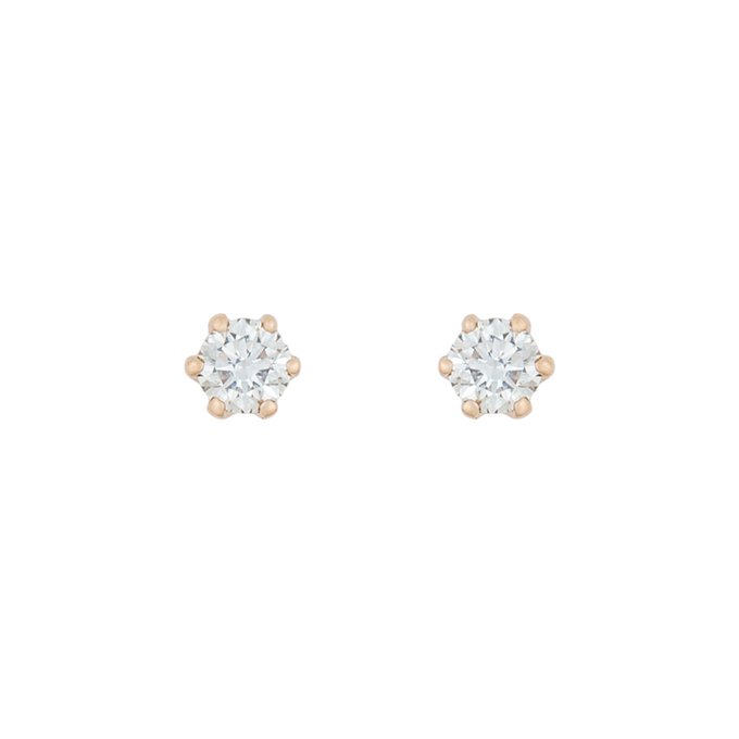 Серьги из золота 585 пробы c бриллиантами, К 0000 3736 за 23400