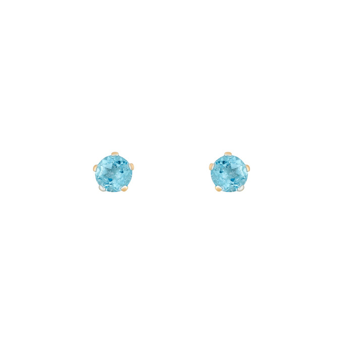 Серьги из золота 585 пробы с топазами, Л 5805 4065 за 12900
