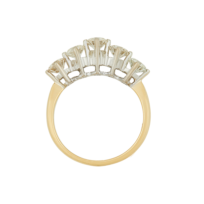 Кольцо из золота 750 пробы c бриллиантами, Л 3706 5930 за 350000