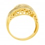 Кольцо из желтого золота 500 пробы c 34 бриллиантами Л28083258 фото 3