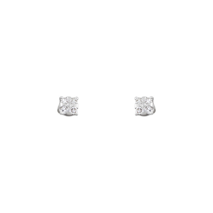 Серьги из золота 585 пробы с бриллиантами, Л 0910 6912 за 9500
