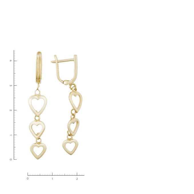 Серьги из золота 585 пробы